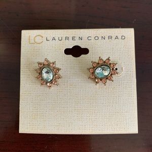 Lauren Conrad sun earrings LC